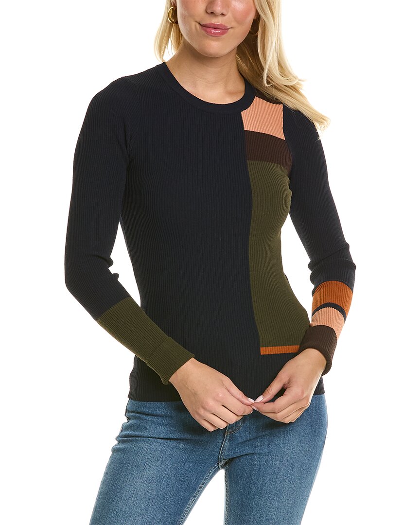 autumn cashmere rib sweater