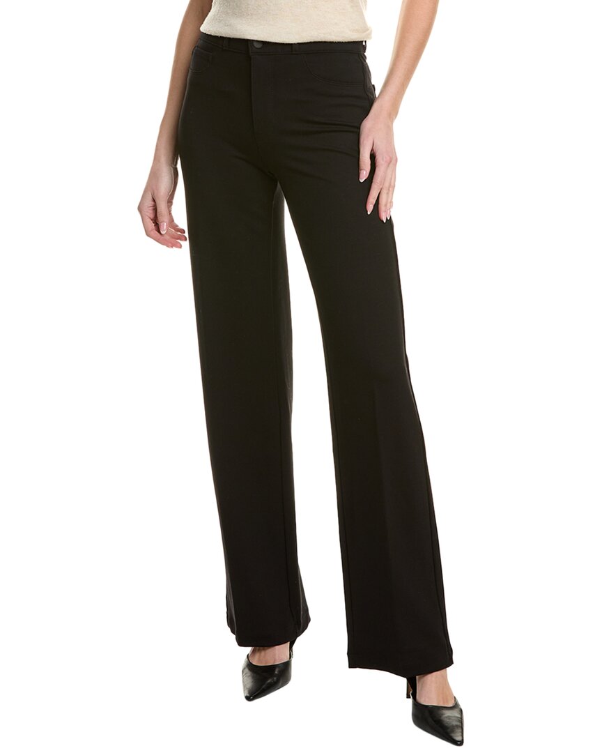 L Agence L'agence Clayton High-rise Black Wide Leg Jean