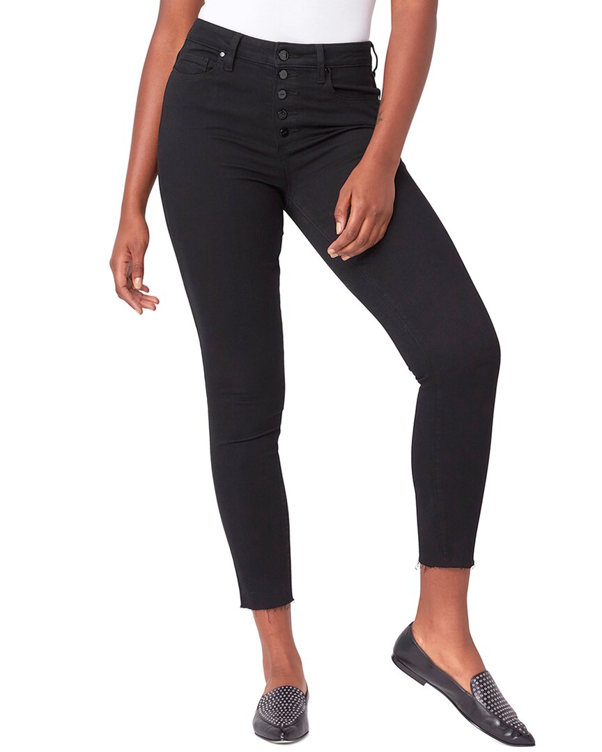 PAIGE PAIGE DENIM BOMBSHELL BLACK SHADOW HIGH-RISE ANKLE ULTRA SKINNY JEAN