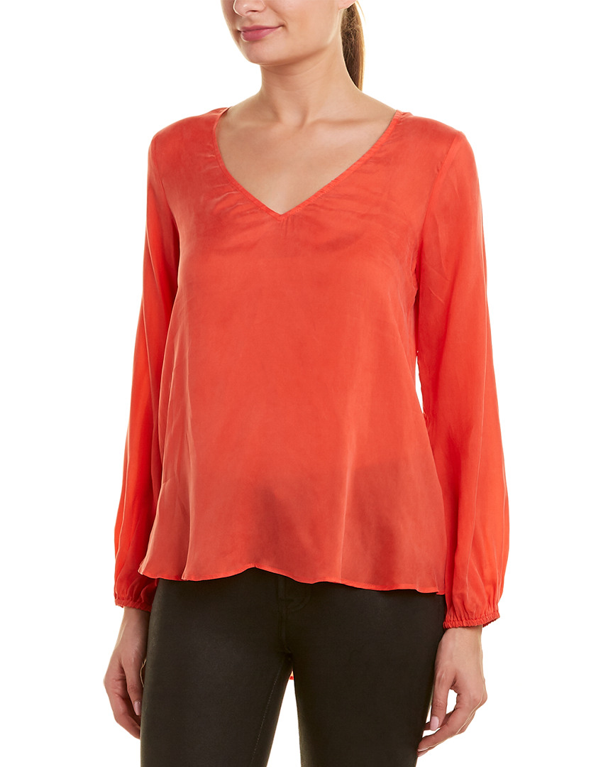 Image of Lavender Brown Flutter Top