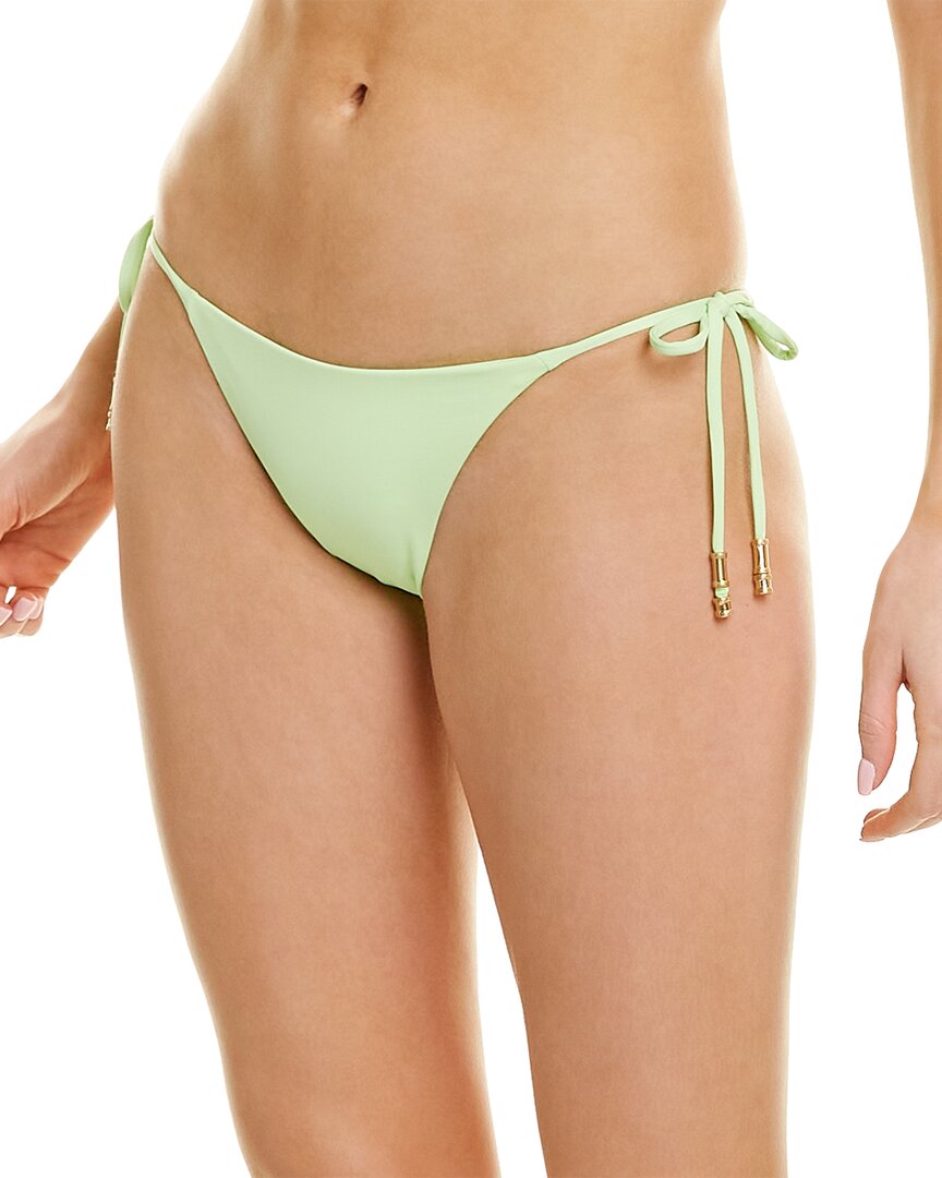 Shop Vix Shaye Tie Side Bikini Bottom In Green