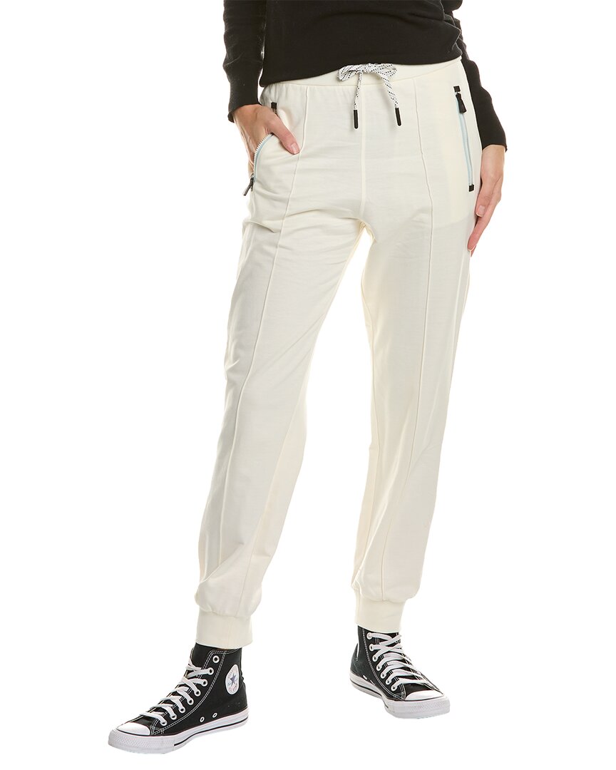 Shop Moncler Pant In White