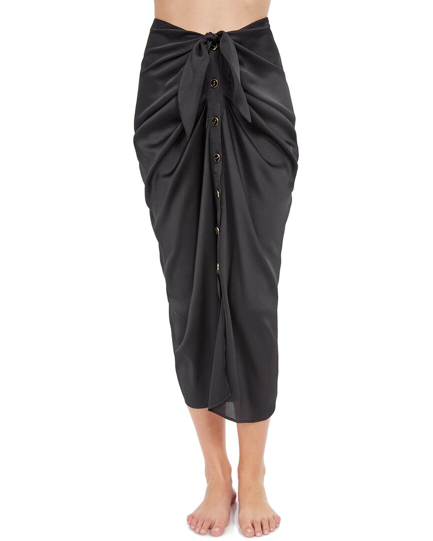 Gottex High Class Cover Up Skirt In Black
