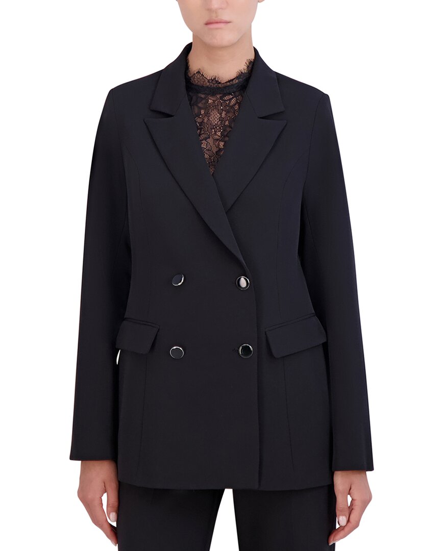 Bcbgeneration New York Double Breasted Blazer In Black