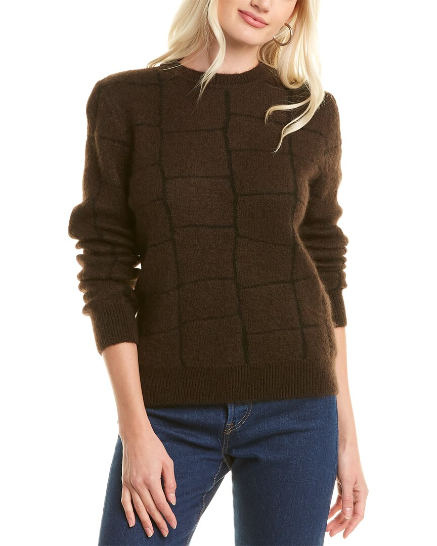 Max Mara Magenta Mohair & Wool-Blend Sweater Women's Brown M | eBay