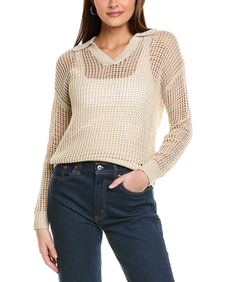 Joseph A . Knit Top In Neutral