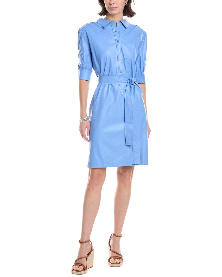 Tyler Boe Ziva Shirtdress In Blue