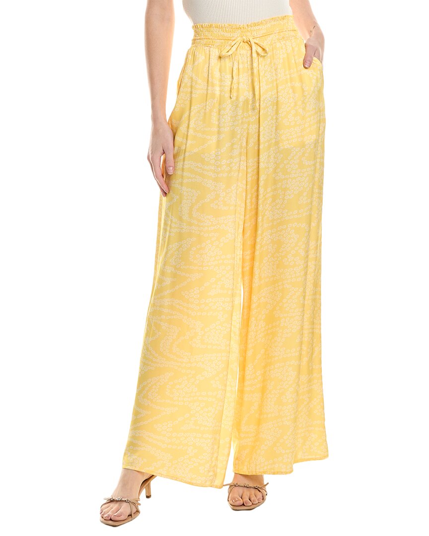 Chaser Daisy Wave Pant In Yellow