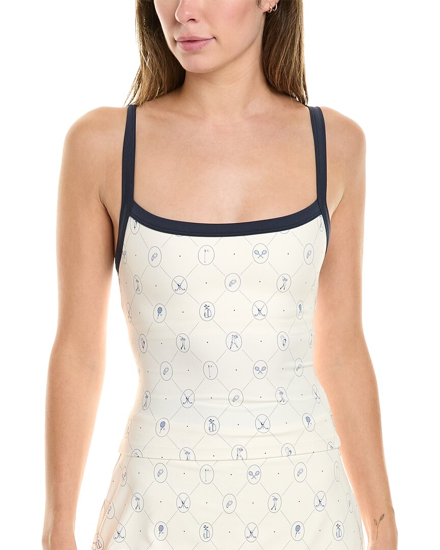 WEWOREWHAT WEWOREWHAT WIDE STRAP SCOOP TANK