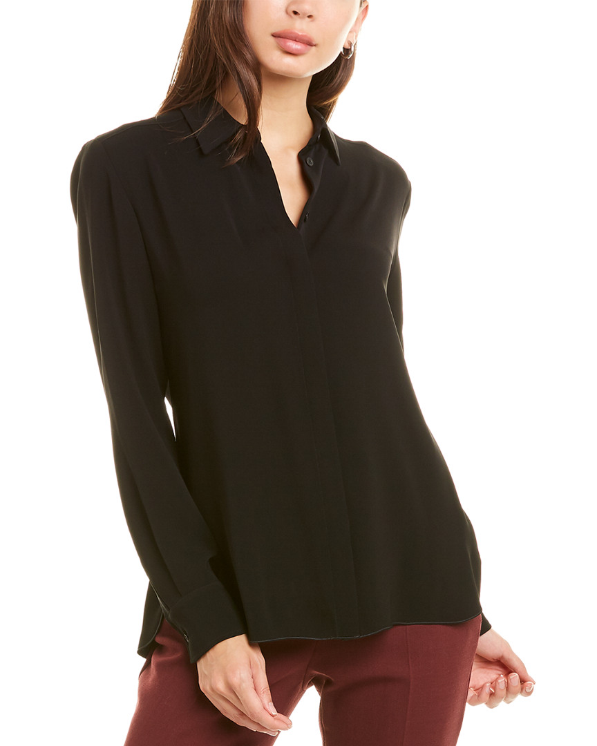 Image of Max Mara Gru Silk-Blend Shirt