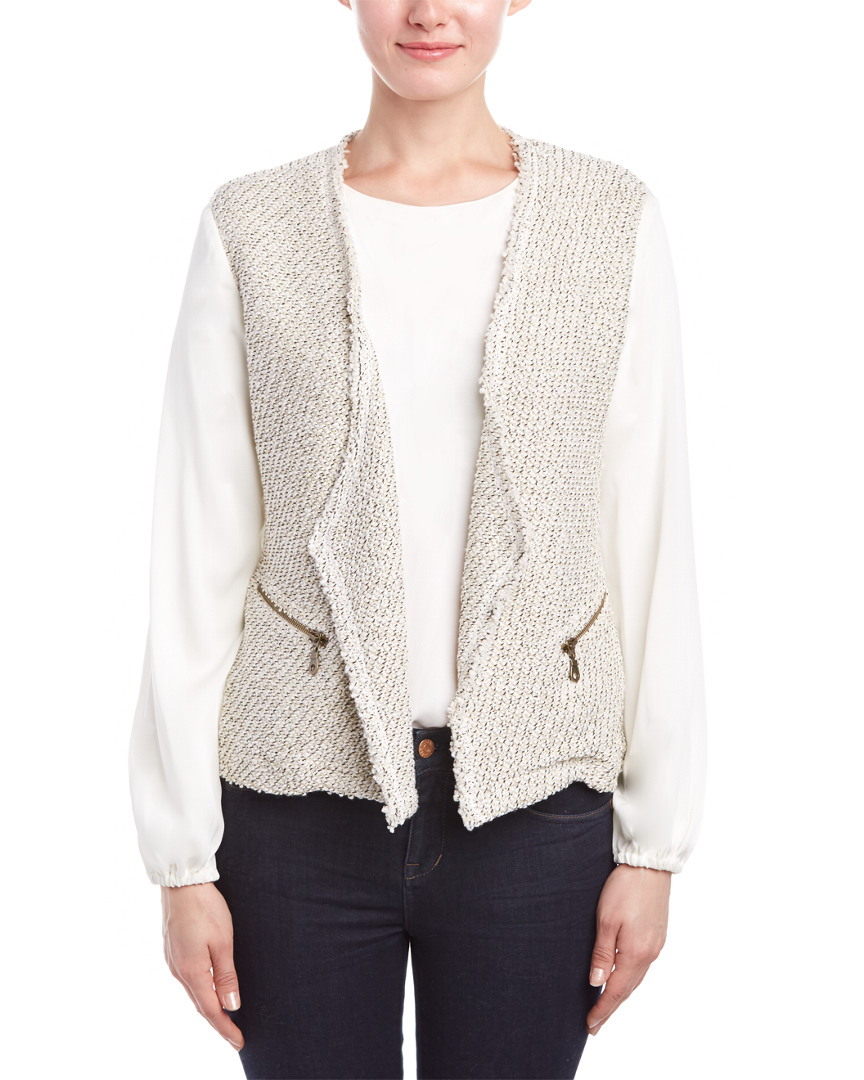 Image of DREW Sierra Silk-Blend Blazer