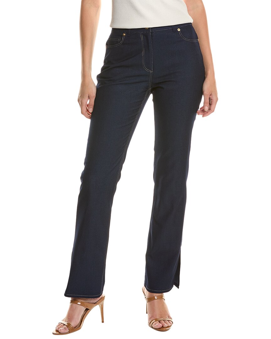 Shop Elie Tahari Pant In Blue