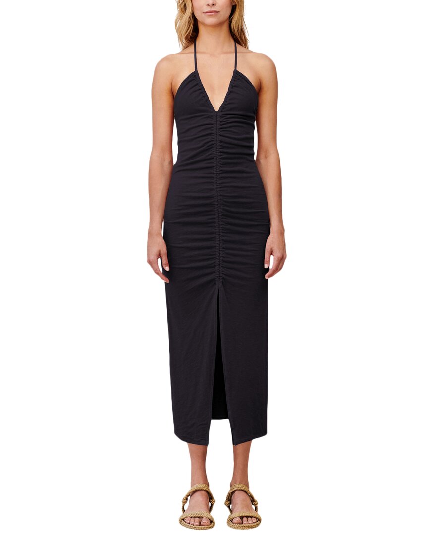 Sundry Ruched Halter Dress