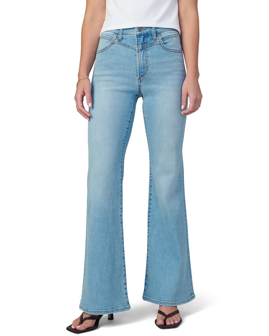 Shop Joe's Jeans Morocco High-rise Petite Flare Jean With Yoke