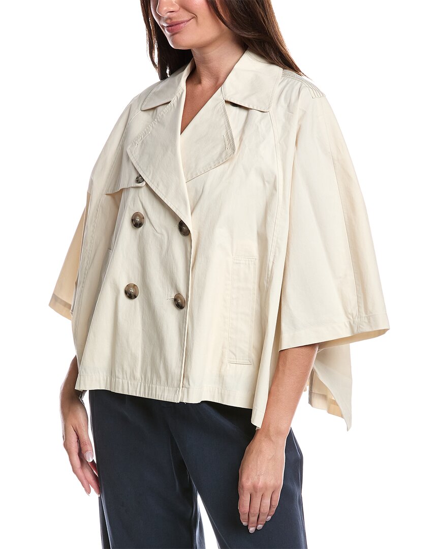 Peserico Coat In Neutral