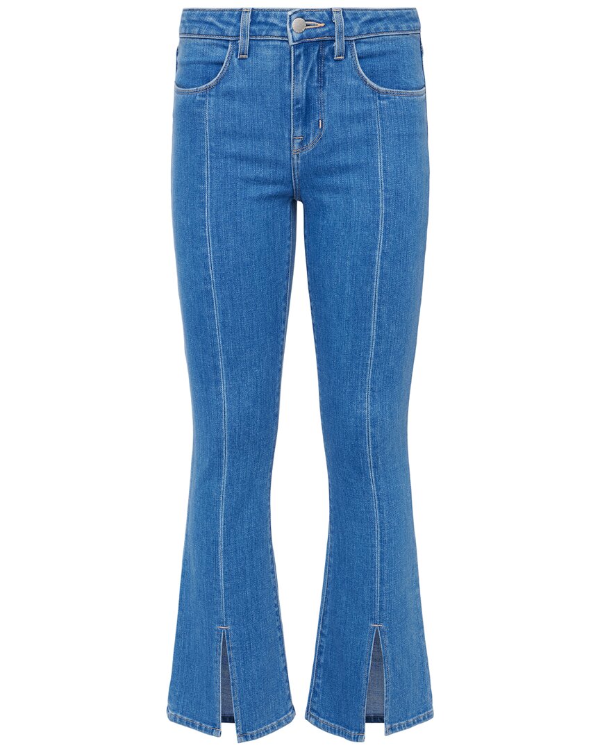 L Agence L'agence Rue High-rise Vienna Crop Baby Bootcut Jean In Blue