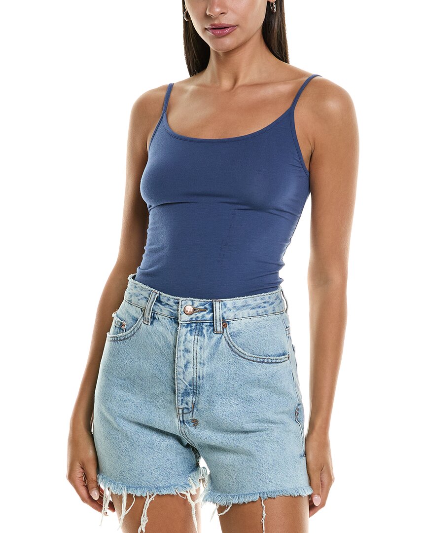 Splendid Lyr By  Cashmere-blend Scoop Tank In Blue