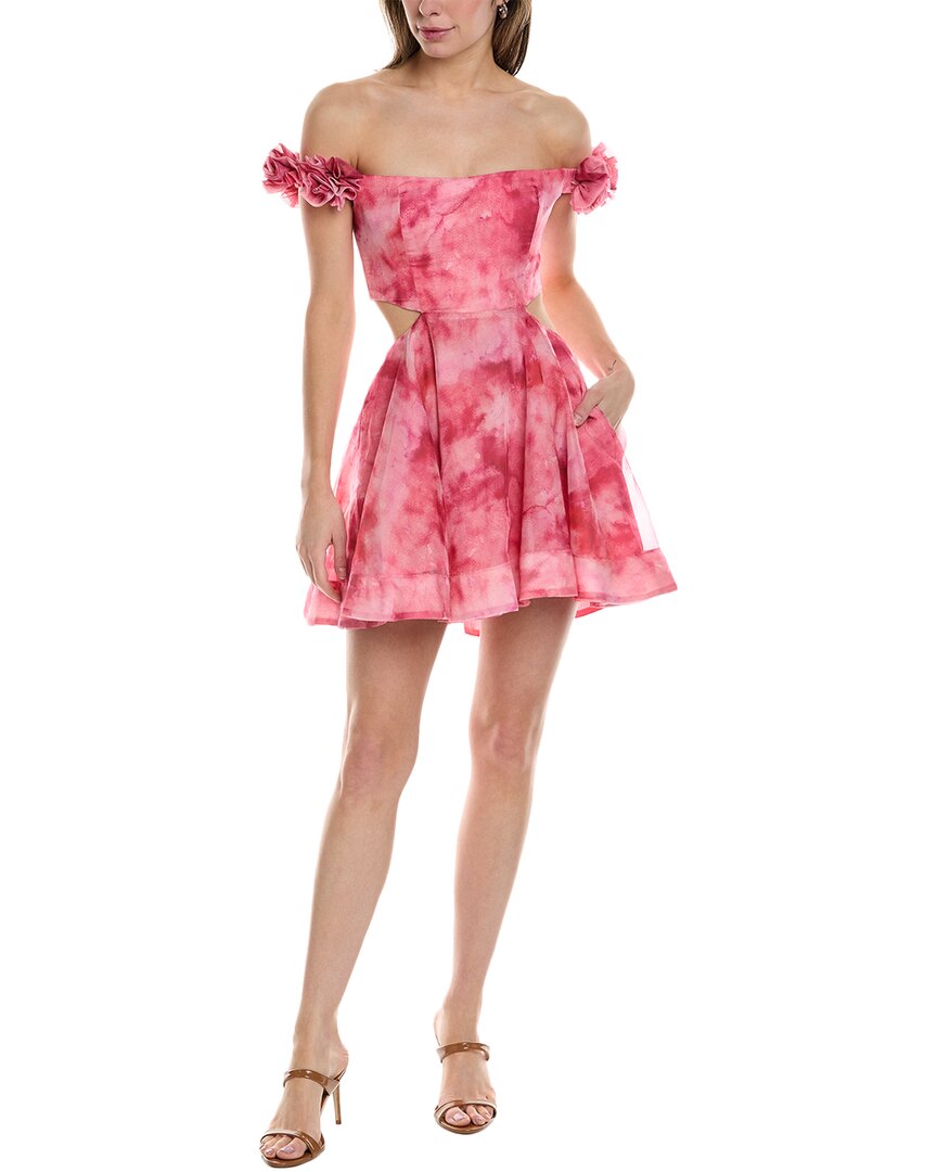 Shop Bardot Cupid A-line Dress In Pink