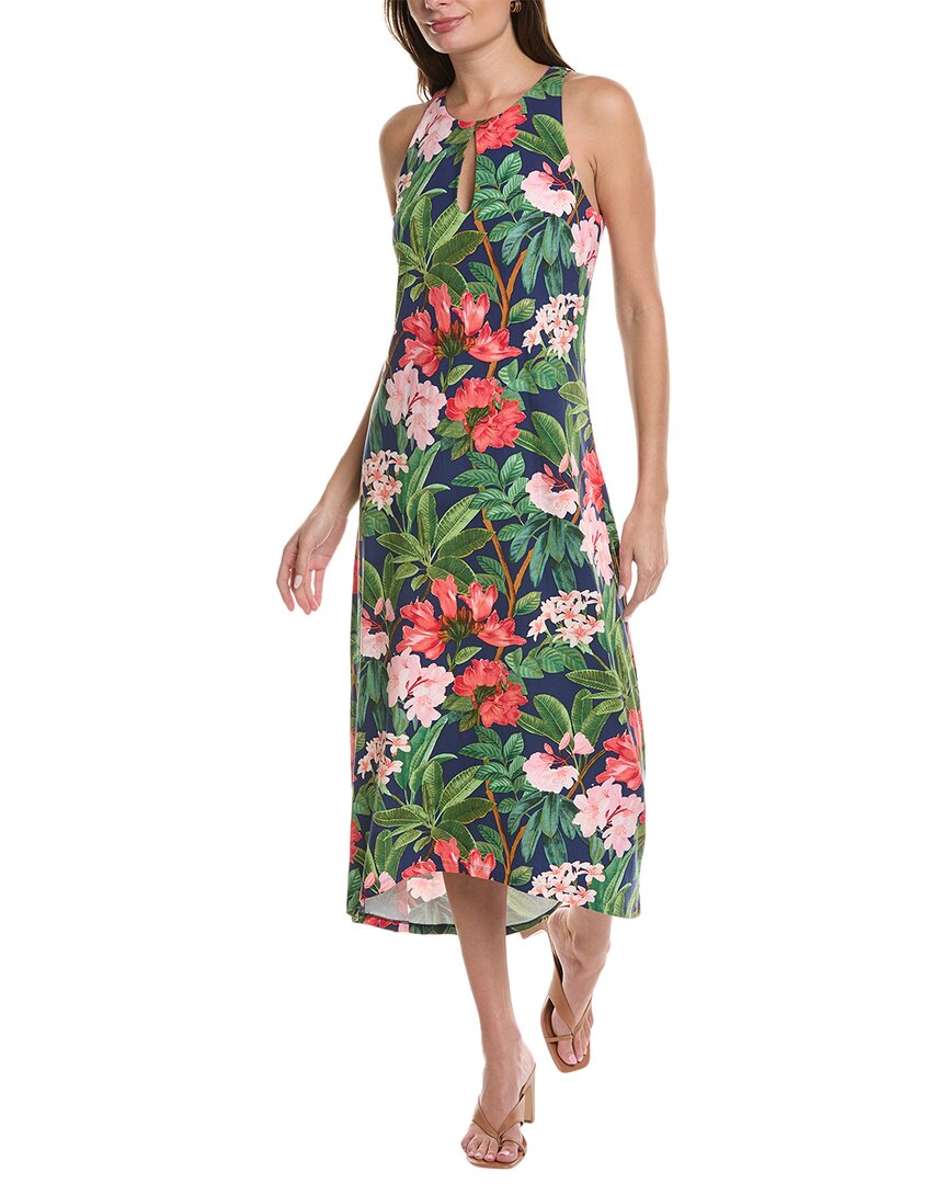 Tommy Bahama Jasmina Faraway Blooms Maxi Dress In Blue