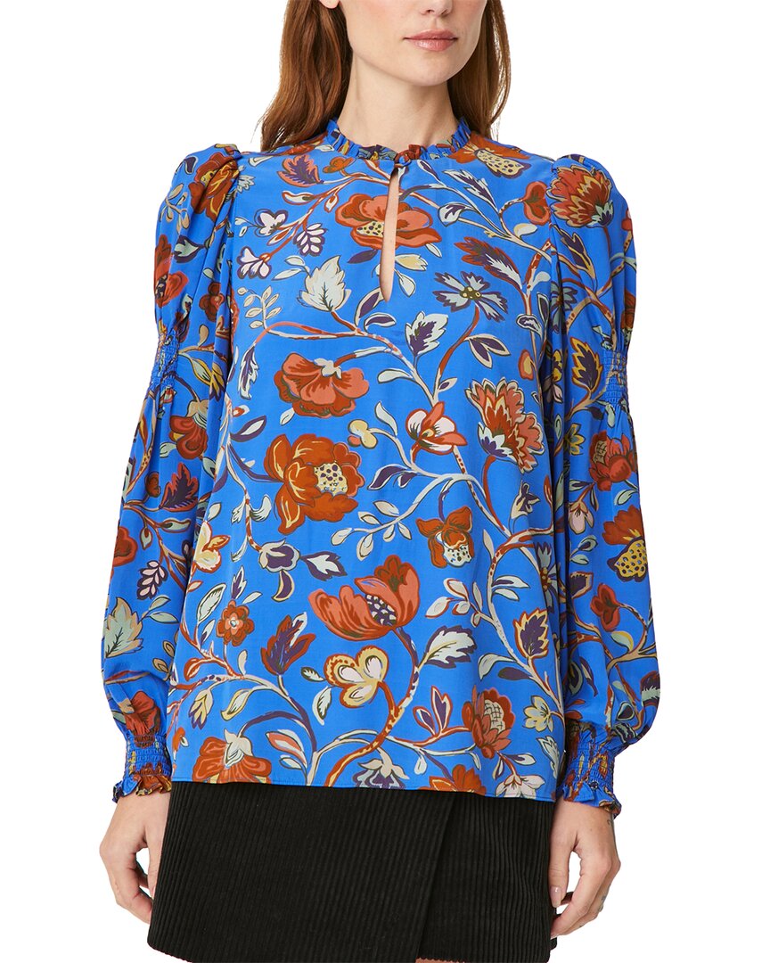 Rhode Grande Henry Top In Royal Vichy Rose