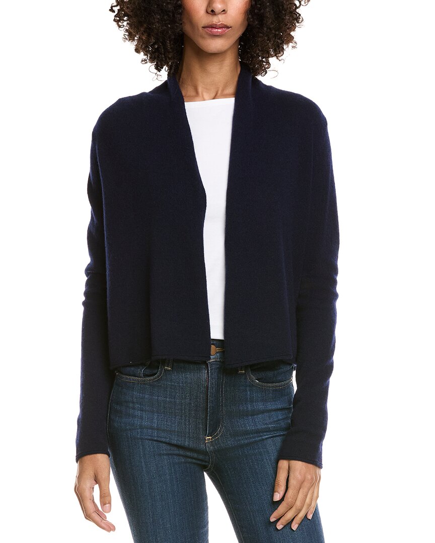 Incashmere Cashmere Open Cardigan In Blue