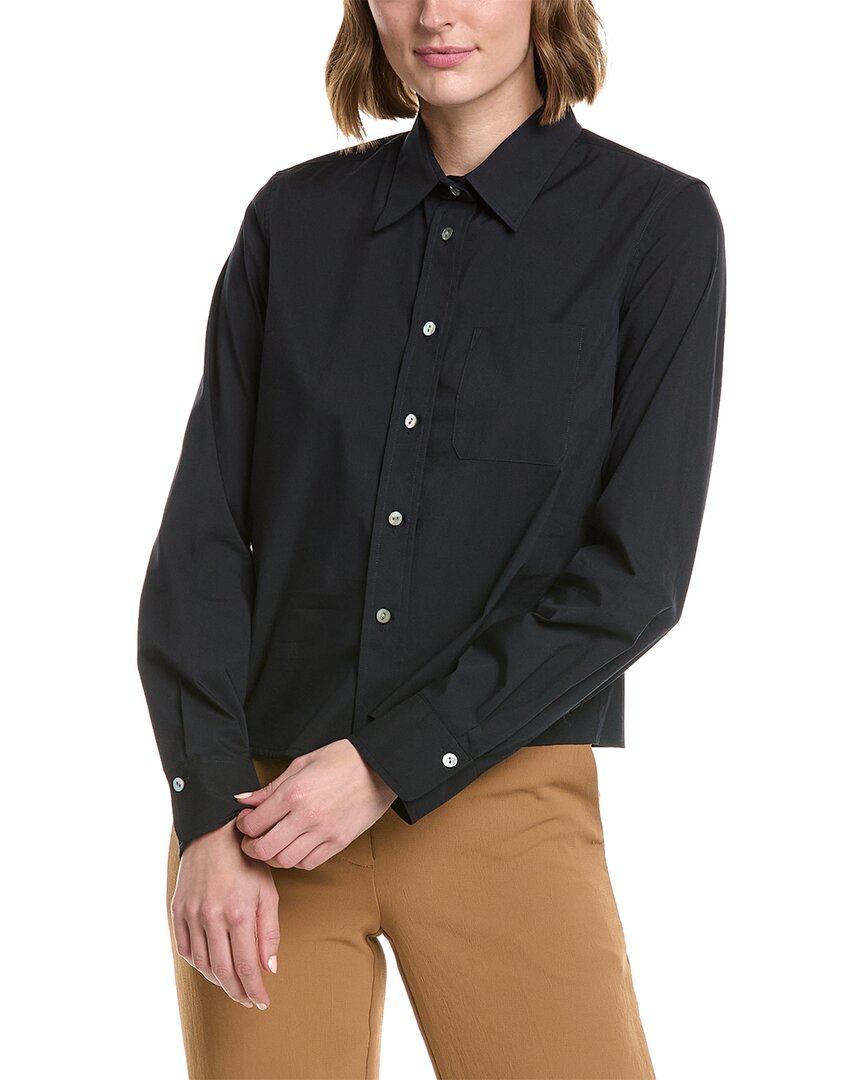 Vince Slim Fitted Shirt In Blue