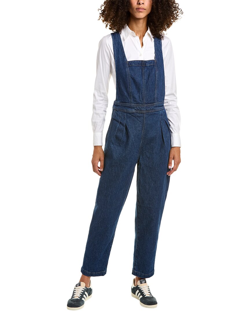Shop Madewell Novelty Tapered Leg Overall In Blue