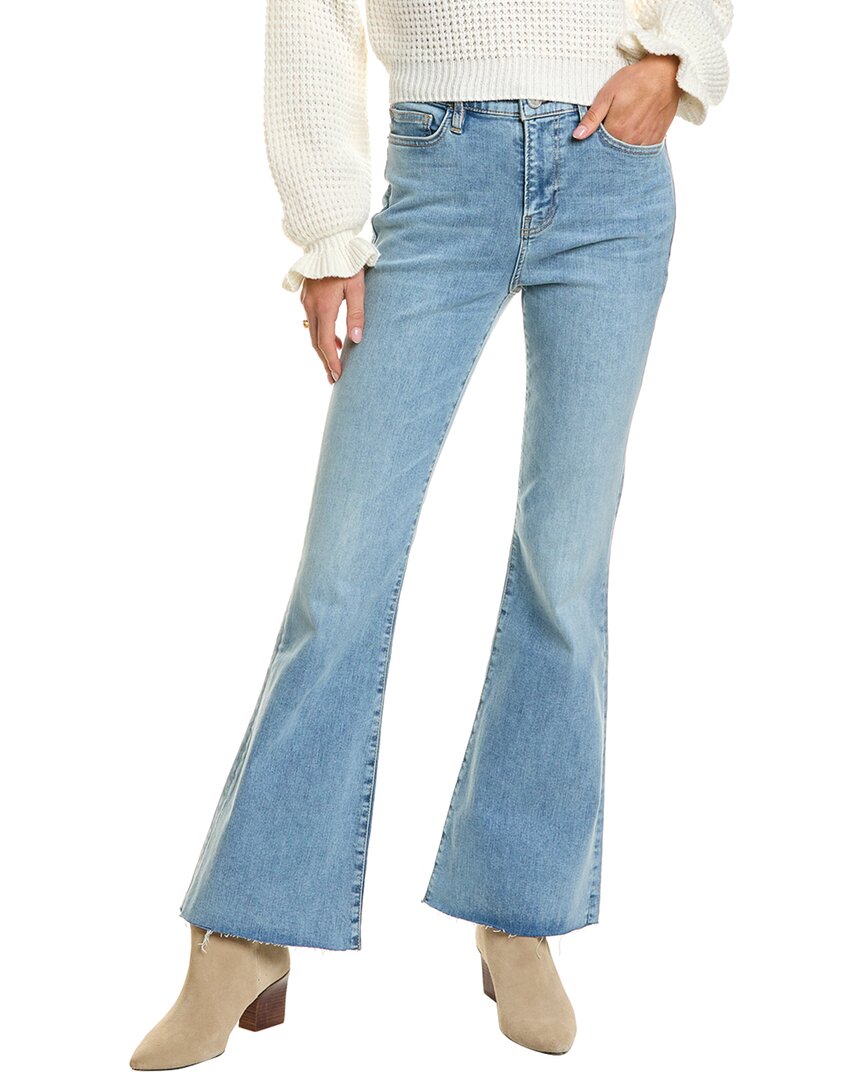 Shop Frame Denim Le Easy Colorado Flare Jean In Blue