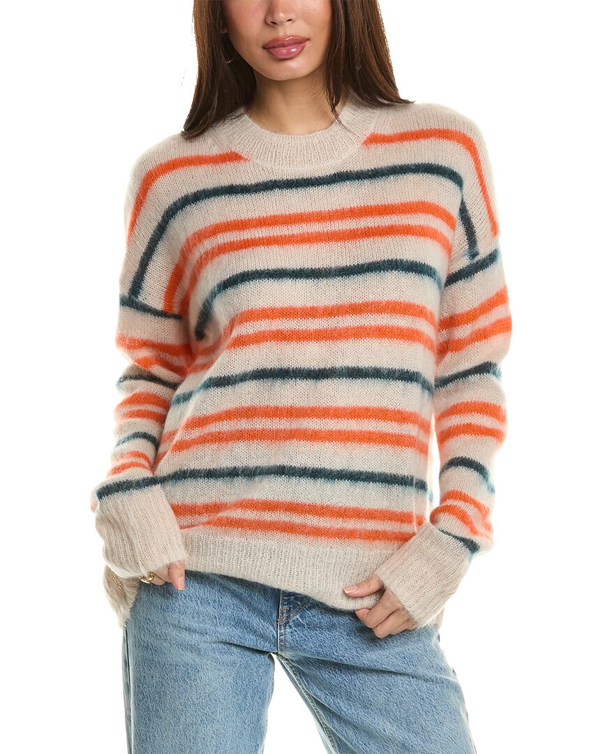 Isabel Marant Étoile Isabel Marant Etoile Drussell Mohair & Wool-blend Sweater In Orange