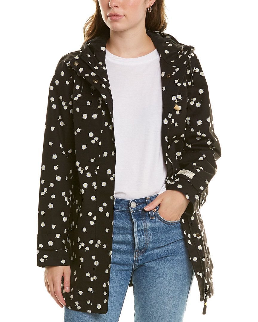 Image of Joules Coast Mid Printed Waterproof Coat
