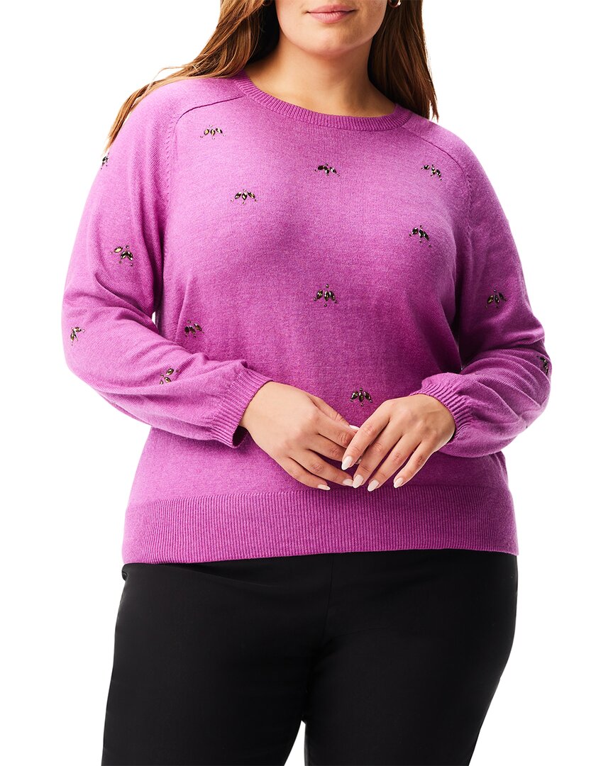 Nic + Zoe Hidden Gems Cotton Blend Sweater