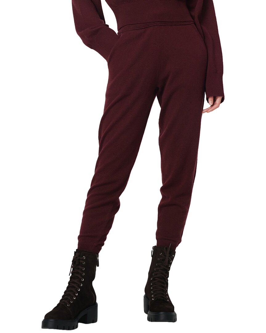 Diane Von Furstenberg Delano Wool & Cashmere-blend Pant In Red
