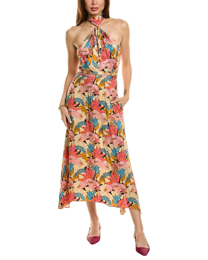 Reiss Electra Maxi Dress In Pink