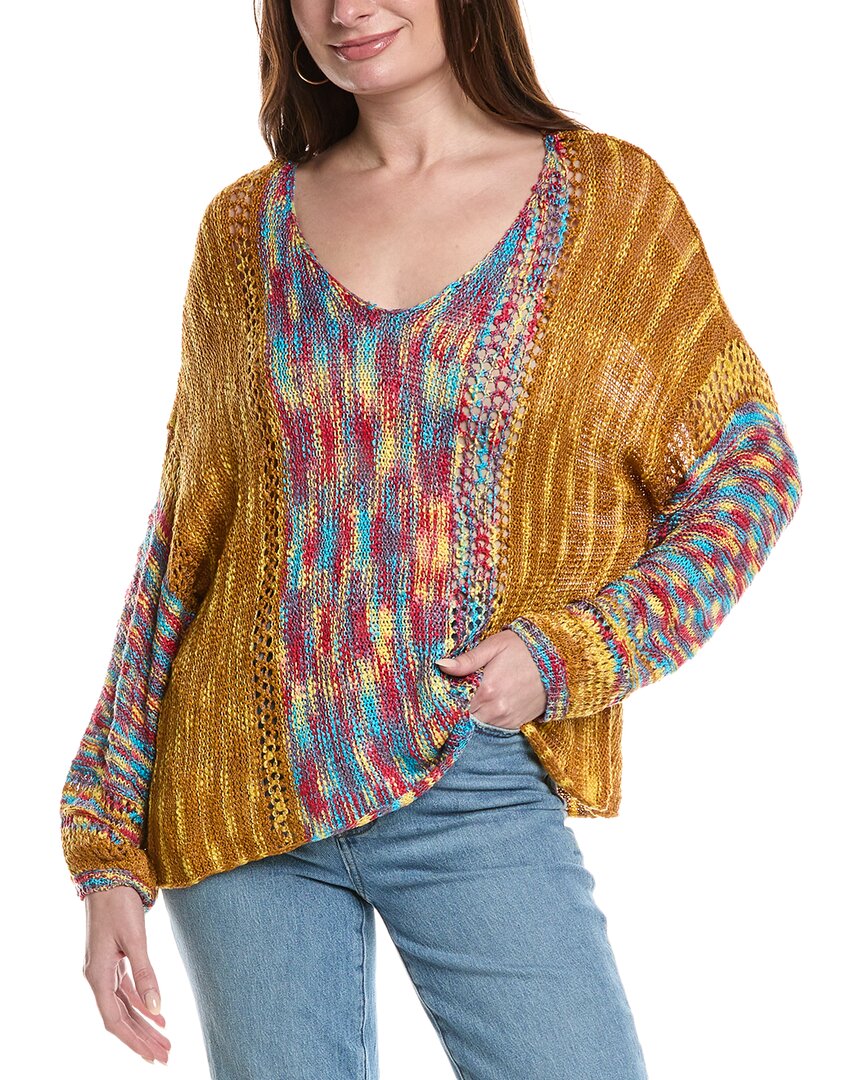 Rain + Rose Sweater In Multi