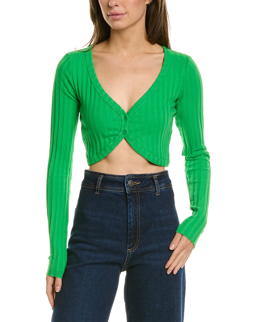 COTTON CITIZEN COTTON CITIZEN CAPRI CROP CARDIGAN