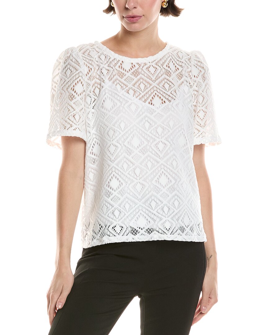 Anne Klein Lace T-shirt