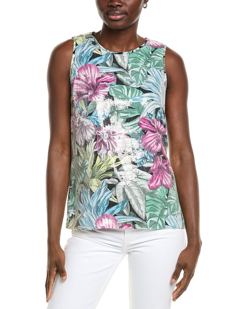 Tommy Bahama Jungle Jewels Sequin Shell In Black