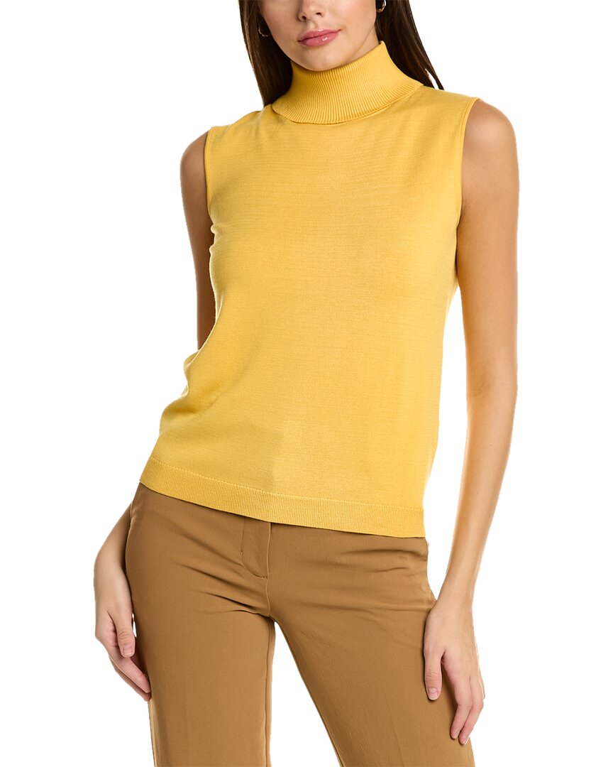 Lafayette 148 Sleeveless Knit Turtleneck Shell