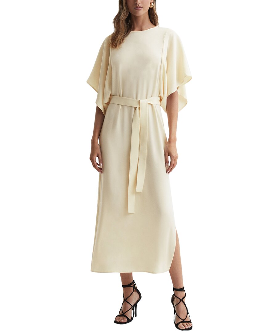 Reiss Louise Dress In Yellow