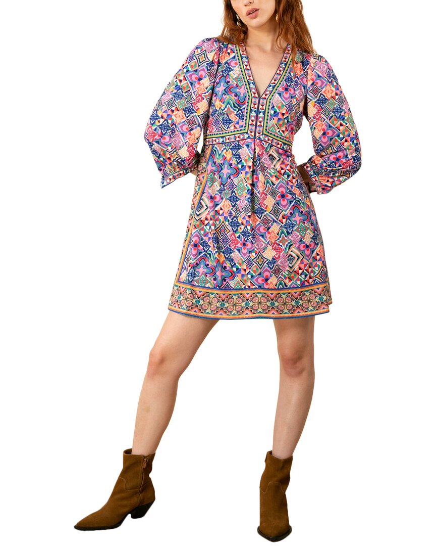 Hale Bob Gracelynn Dress In Blue