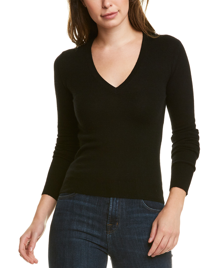 Tsesay V-Neck Cashmere Sweater Women's Black Xs | eBay