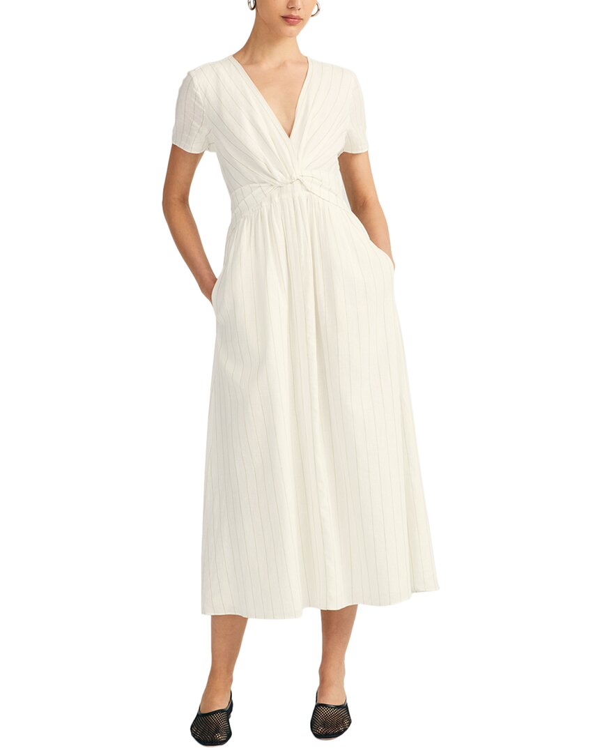 Derek Lam 10 Crosby Esmeray Linen-blend Midi Dress