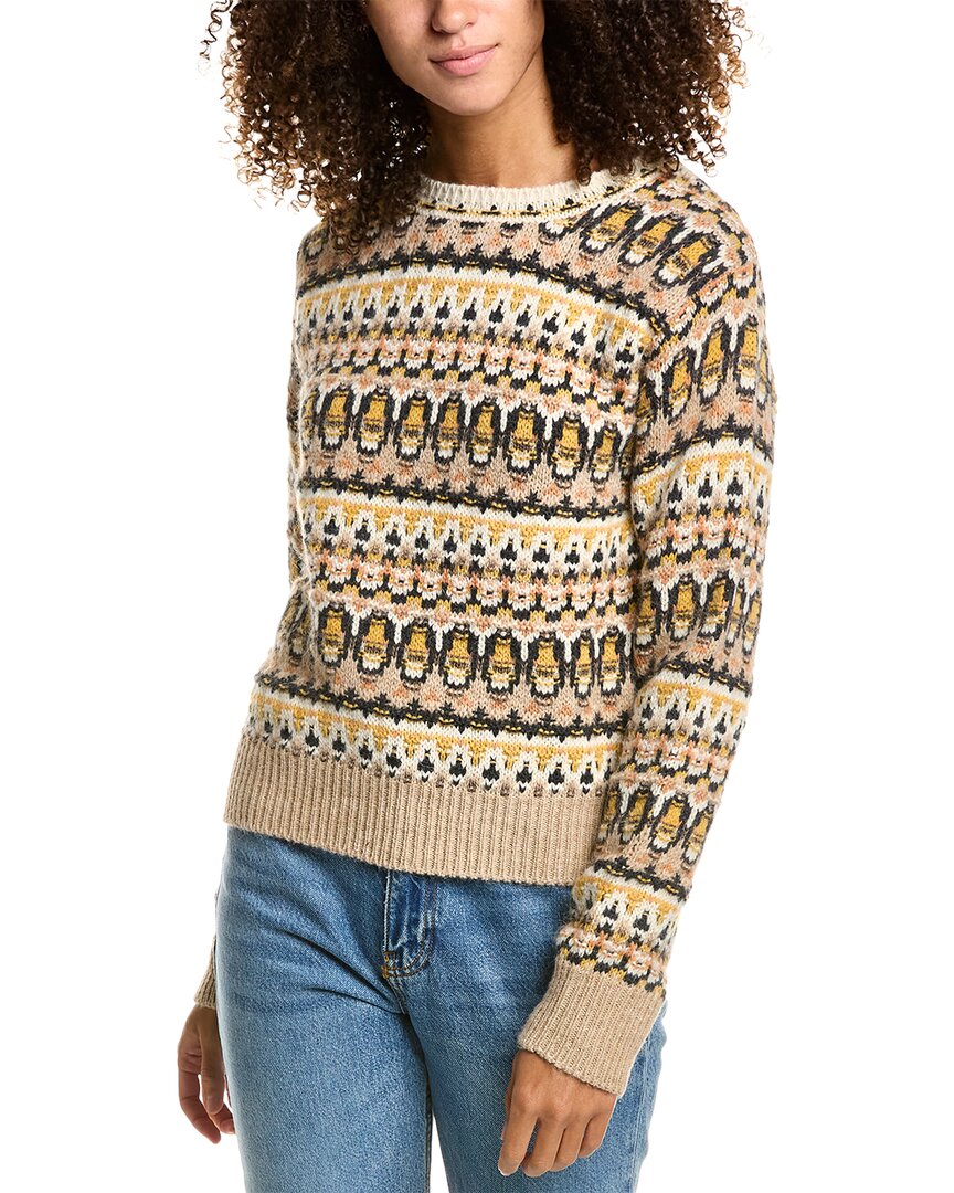 Vanessa Bruno Ventura Alpaca & Wool-blend Sweater In Yellow