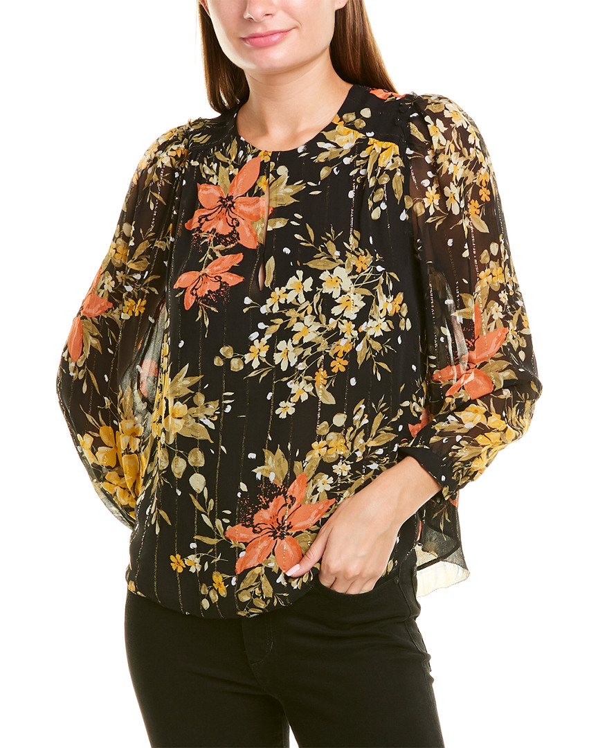 Image of Joie Albany B Silk-Blend Top