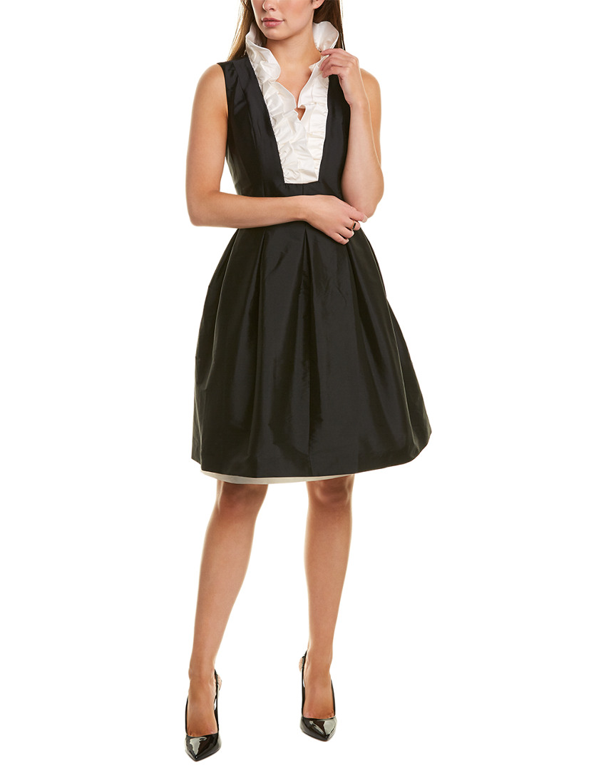 Image of Sara Campbell Ruffled A-Line Dress