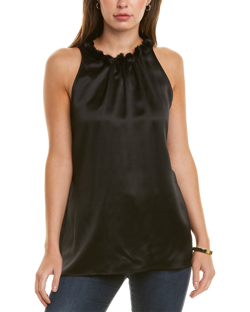 Image of Sara Campbell Halter Silk Top