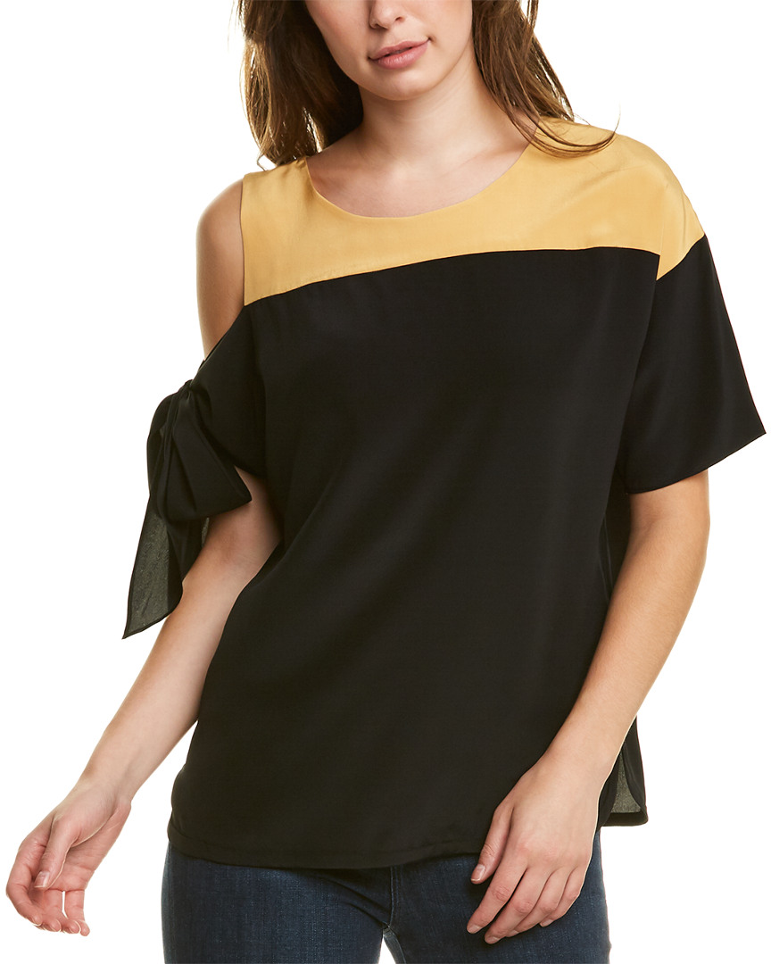 Image of TSEsay Tie-Sleeve Silk Top