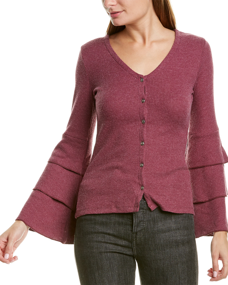 Image of Chaser Peplum Sleeve Top