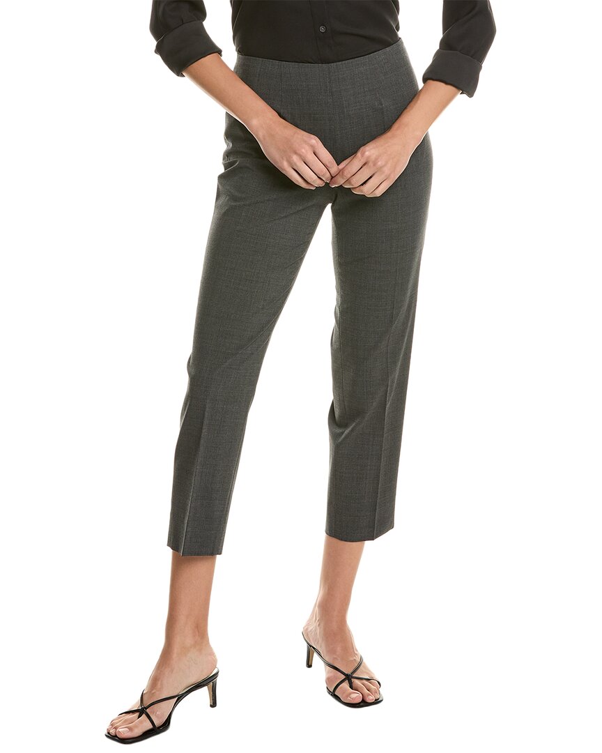 Piazza Sempione Audrey Wool-blend Pant In Gray
