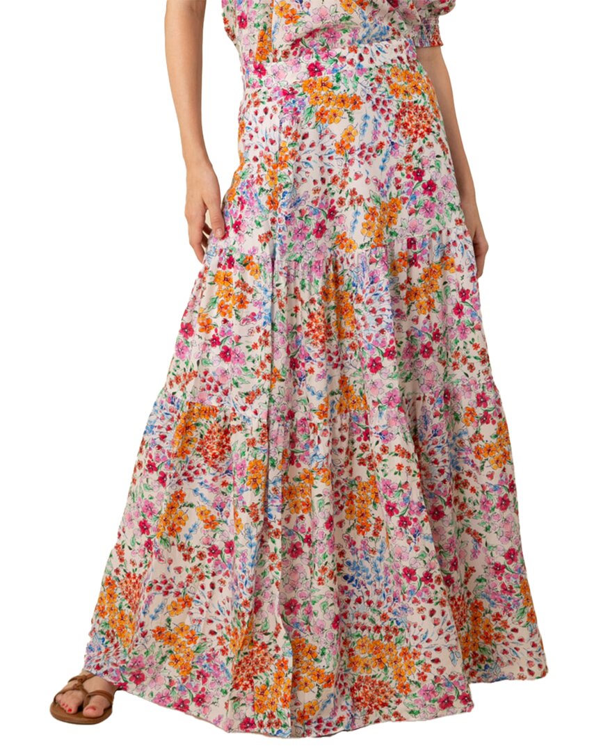 Hale Bob Rebecca Linen-blend Skirt
